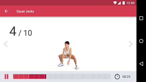 Runtastic Leg Trainer for Android 