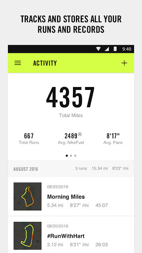 running nike  android