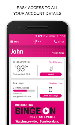 T-Mobile My Account for Android - Free Download
